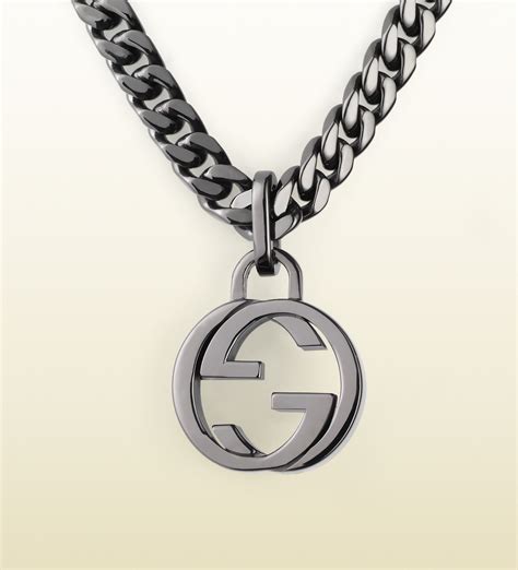 gucci g necklace silver|Gucci interlocking g heart necklace.